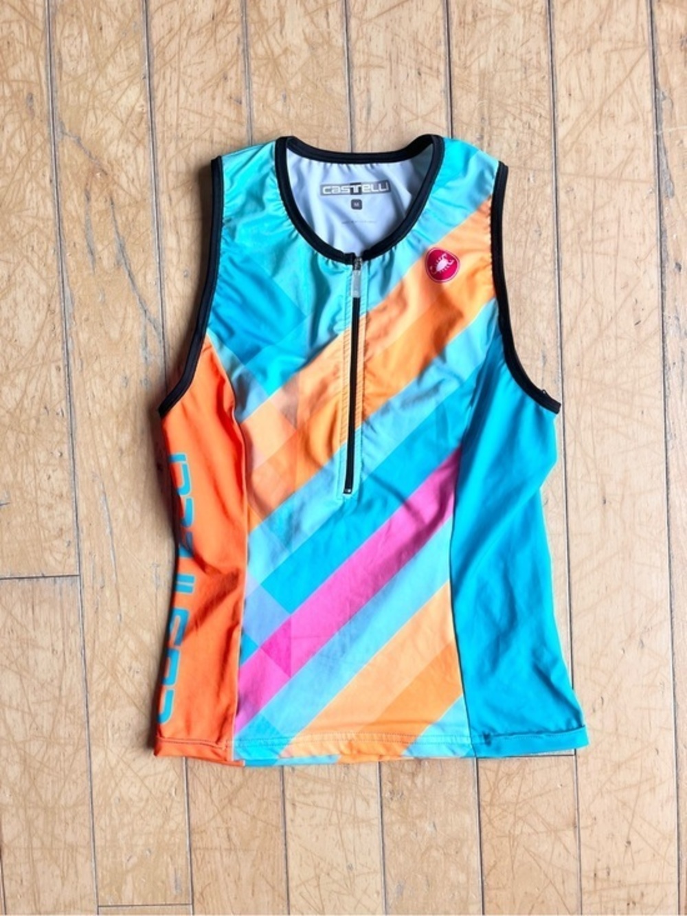 Castelli Kid’s Multi-Color Sleeveless Cycling Jersey Size Medium (Youth)